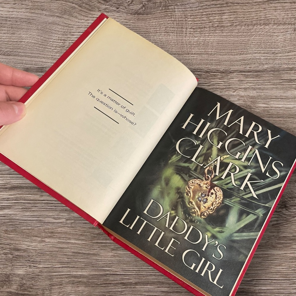 Mary Higgins Clark 'Daddy's Little Girl' Hardcover Book